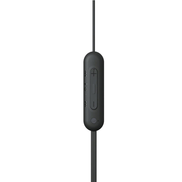 Sony WI-C100 | In-Ear Headphones - Wireless - Bluetooth - Around the neck - Microphone - IPX4 - Black-Audio Video Centrale