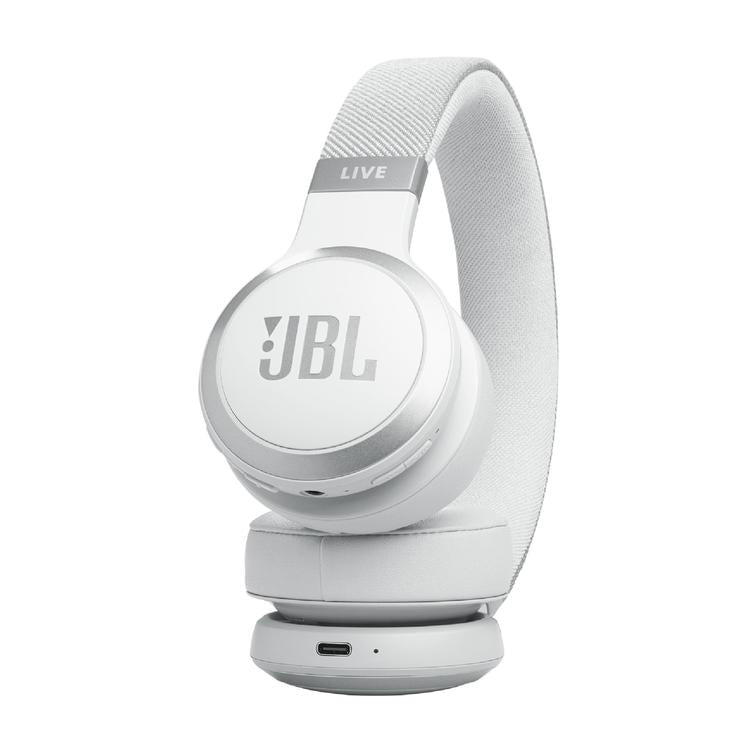 JBL Live 670NC | On-Ear Headphones - Wireless - Bluetooth - White-Audio Video Centrale