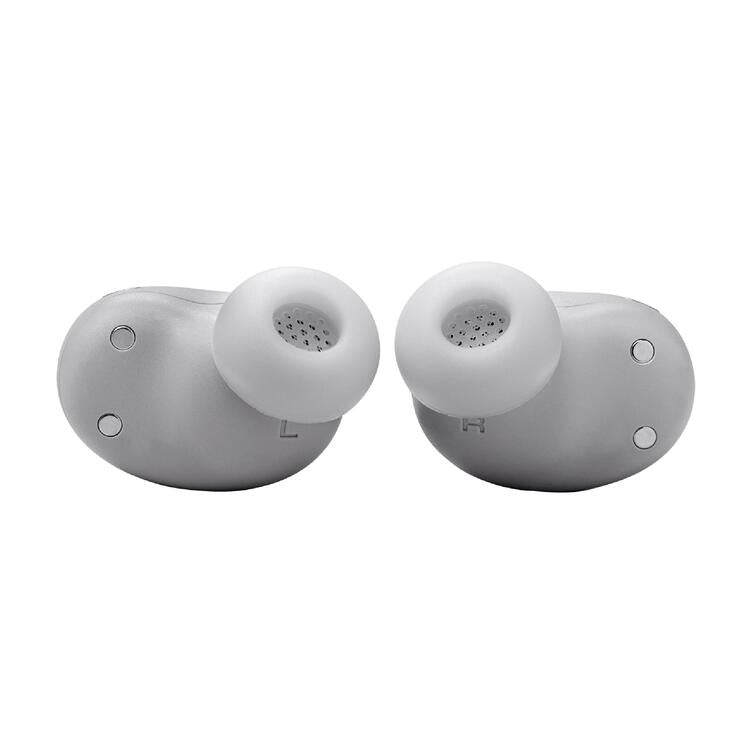 JBL Live Buds 3 | In-Ear Headphones - 1.45" LED Touch Screen - Bluetooth - Silver-Audio Video Centrale