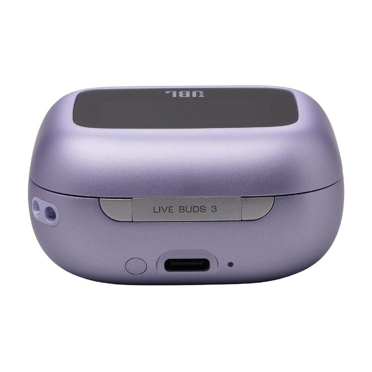 JBL Live Buds 3 | In-Ear Headphones - 1.45" LED Touch Screen - Bluetooth - Purple-Audio Video Centrale