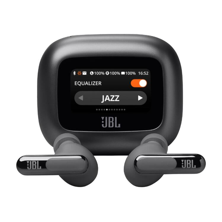 JBL Live Beam 3 | In-ear headphones - 1.45" LED touch screen - Black-Audio Video Centrale