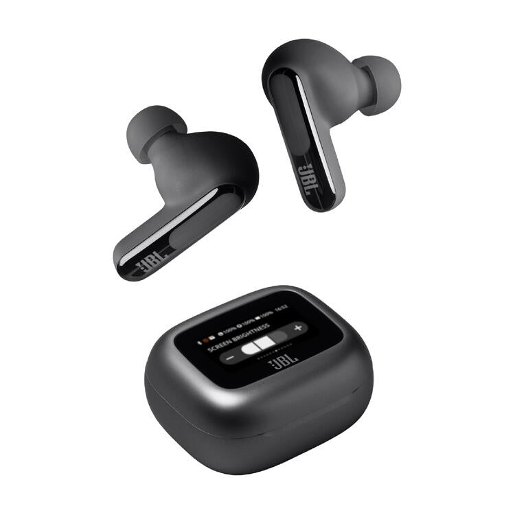 JBL Live Beam 3 | In-ear headphones - 1.45" LED touch screen - Black-Audio Video Centrale