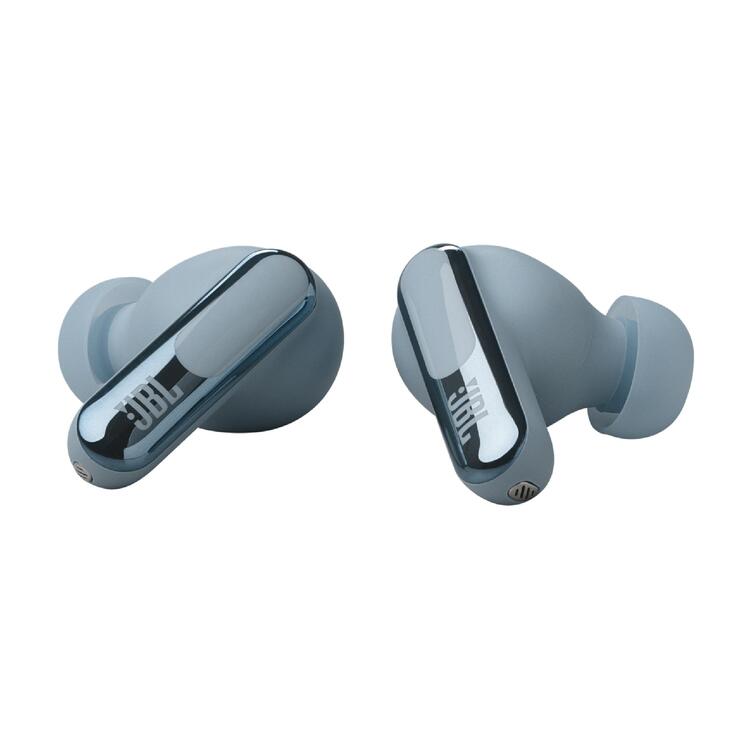 JBL Live Beam 3 | In-ear headphones - 1.45" LED touch screen - Blue-Audio Video Centrale