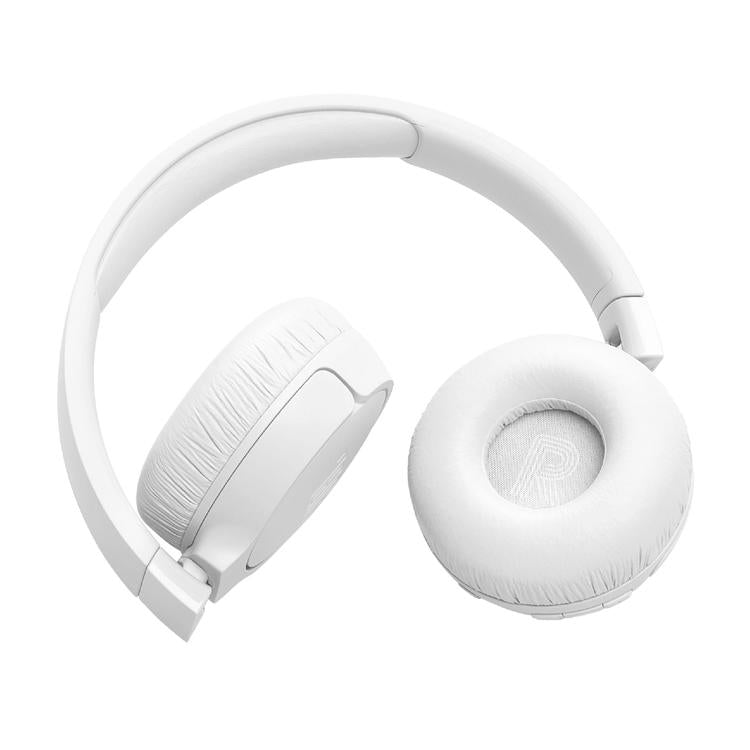JBL Tune 670NC | Wireless on-Ear Headphones - Bluetooth - Active Noise Cancellation - Fast Pair - White-Audio Video Centrale