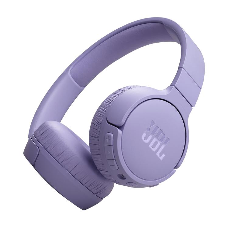 JBL Tune 670NC | Wireless on-Ear Headphones - Bluetooth - Active Noise Cancellation - Fast Pair - Purple-Audio Video Centrale