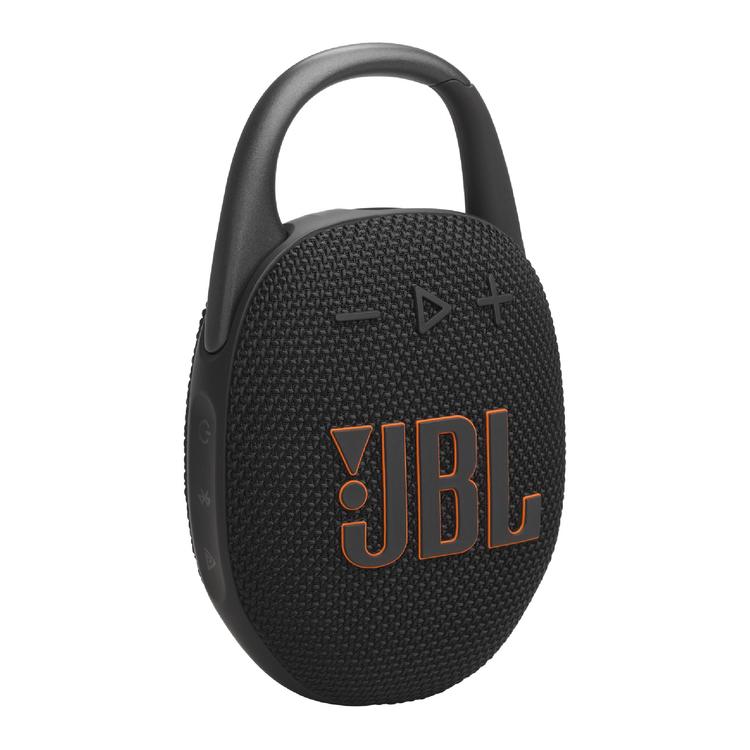 JBL Clip 5 | Portable Carabiner Speaker - Bluetooth - IP67 - Black-Audio Video Centrale