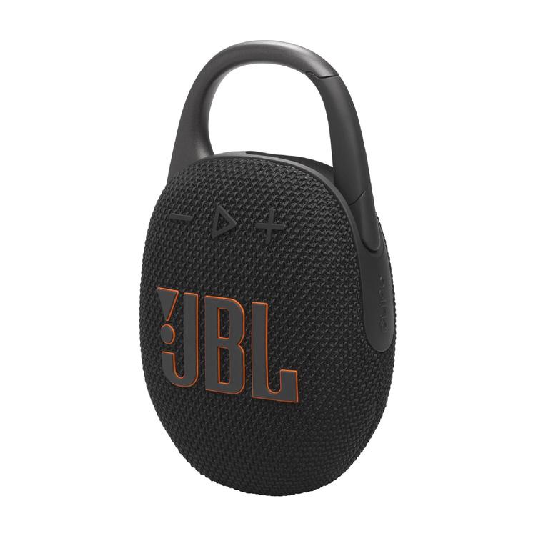 JBL Clip 5 | Portable Carabiner Speaker - Bluetooth - IP67 - Black-Audio Video Centrale