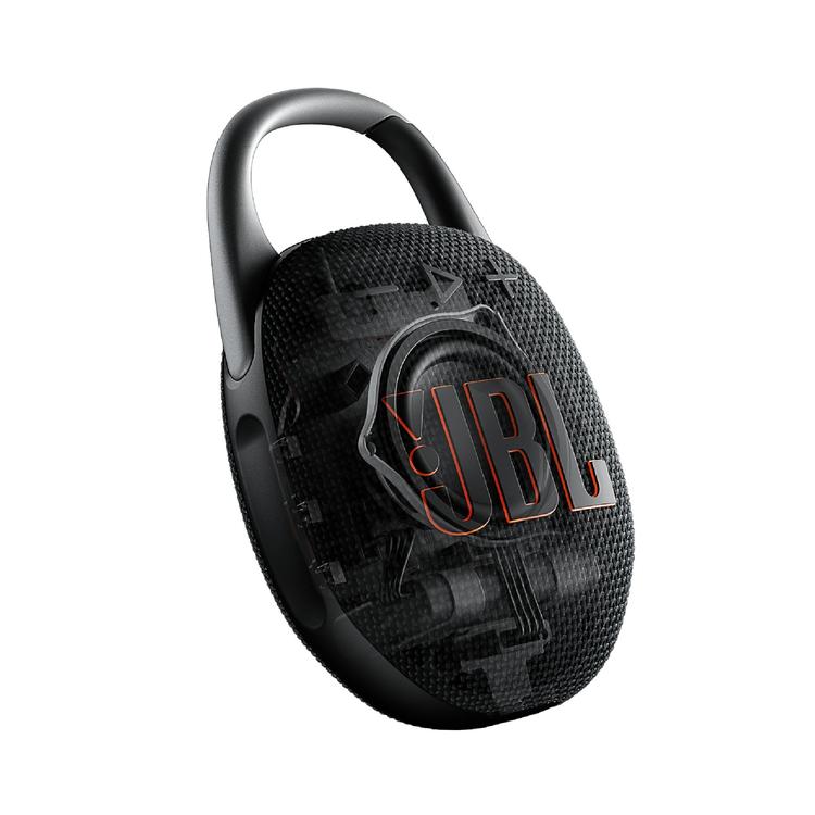 JBL Clip 5 | Portable Carabiner Speaker - Bluetooth - IP67 - Black-Audio Video Centrale