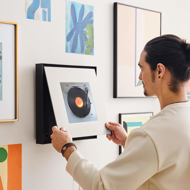 Samsung HW-LS60D | Music Frame Speaker - Wireless - Customizable - Black-Audio Video Centrale