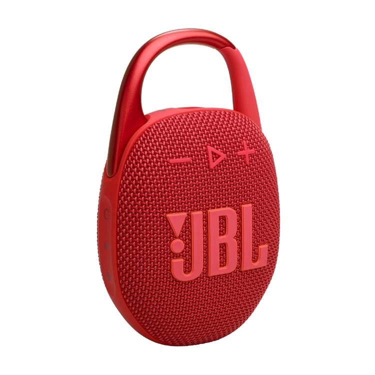 JBL Clip 5 | Portable Carabiner Speaker - Bluetooth - IP67 - Red-Audio Video Centrale