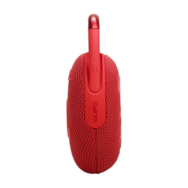 JBL Clip 5 | Portable Carabiner Speaker - Bluetooth - IP67 - Red-Audio Video Centrale