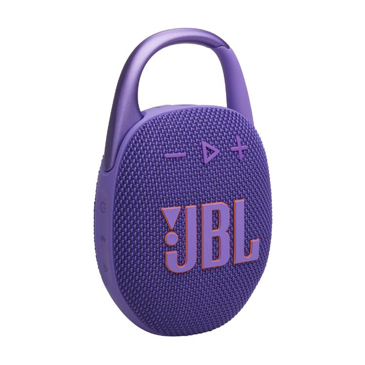 JBL Clip 5 | Portable Carabiner Speaker - Bluetooth - IP67 - Purple-Audio Video Centrale