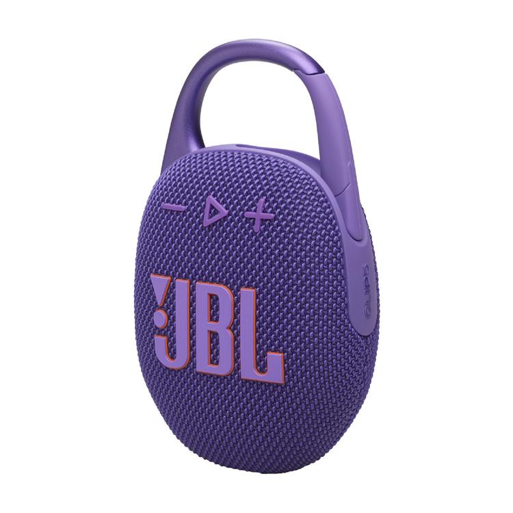 JBL Clip 5 | Portable Carabiner Speaker - Bluetooth - IP67 - Purple-Audio Video Centrale