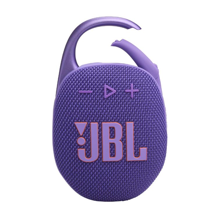 JBL Clip 5 | Portable Carabiner Speaker - Bluetooth - IP67 - Purple-Audio Video Centrale