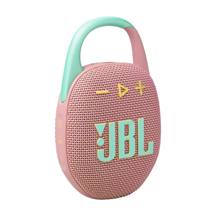 JBL Clip 5 | Portable Carabiner Speaker - Bluetooth - IP67 - Pink-Audio Video Centrale