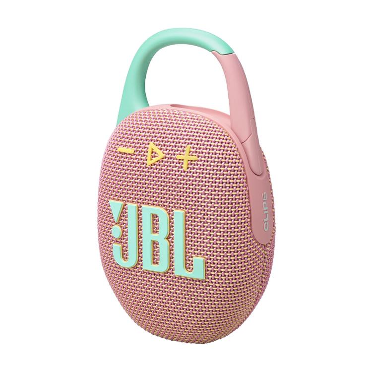 JBL Clip 5 | Portable Carabiner Speaker - Bluetooth - IP67 - Pink-Audio Video Centrale