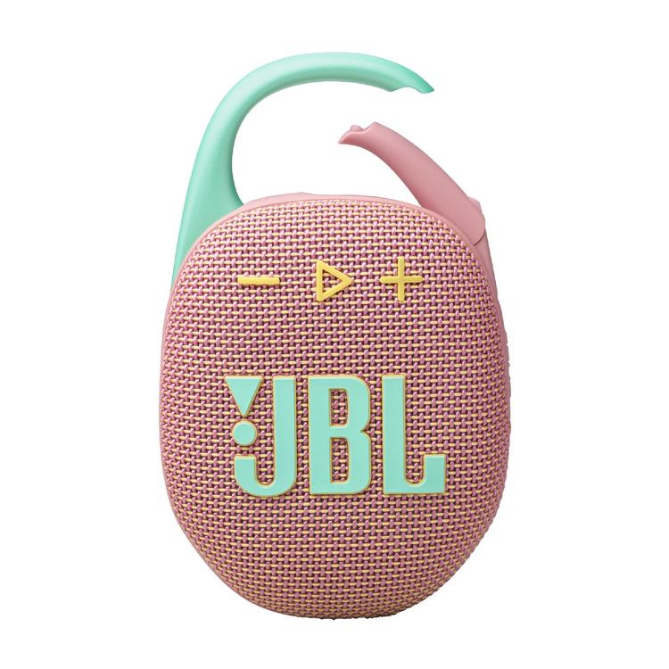 JBL Clip 5 | Portable Carabiner Speaker - Bluetooth - IP67 - Pink-Audio Video Centrale