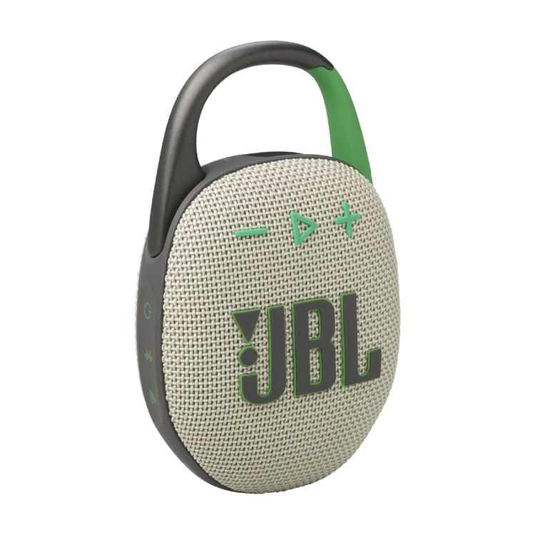 JBL Clip 5 | Portable Carabiner Speaker - Bluetooth - IP67 - Sand-Audio Video Centrale