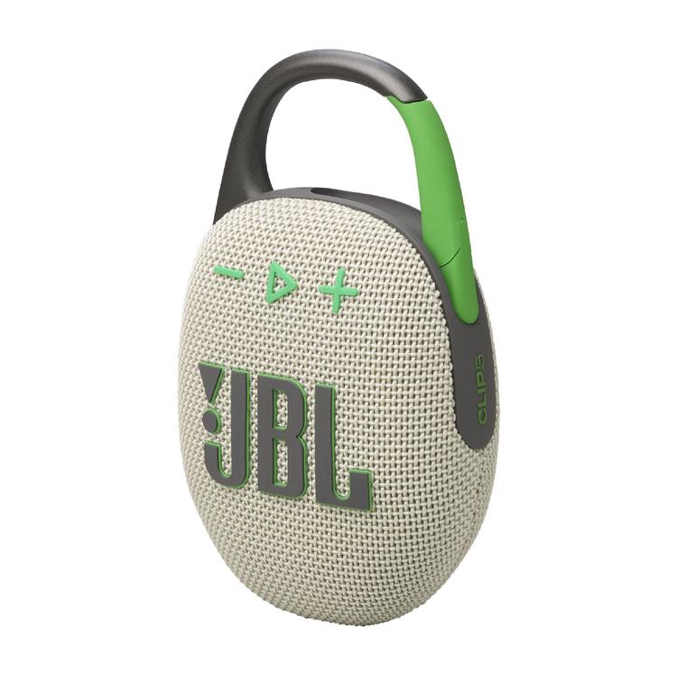 JBL Clip 5 | Portable Carabiner Speaker - Bluetooth - IP67 - Sand-Audio Video Centrale