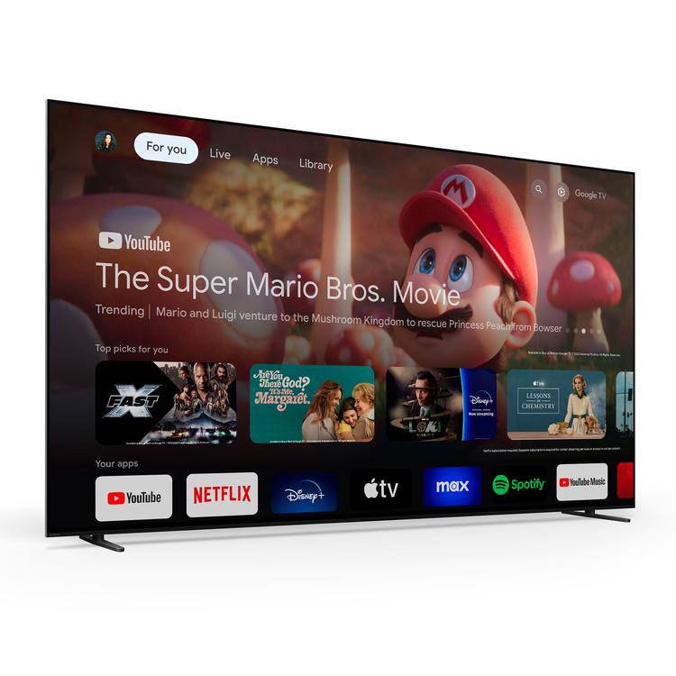 Sony BRAVIA 8 K-55XR80 | 55" Television - OLED - 4K HDR - 120Hz - XR80 series - Google TV-Audio Video Centrale