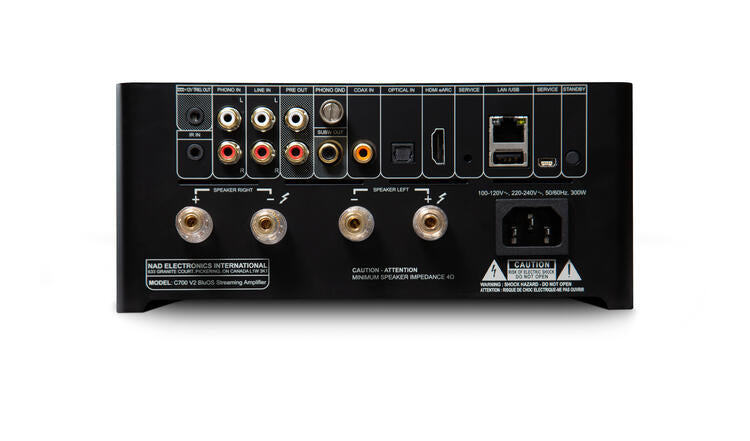 NAD C 700 v2 | Streaming amplifier - BluOS-Audio Video Centrale