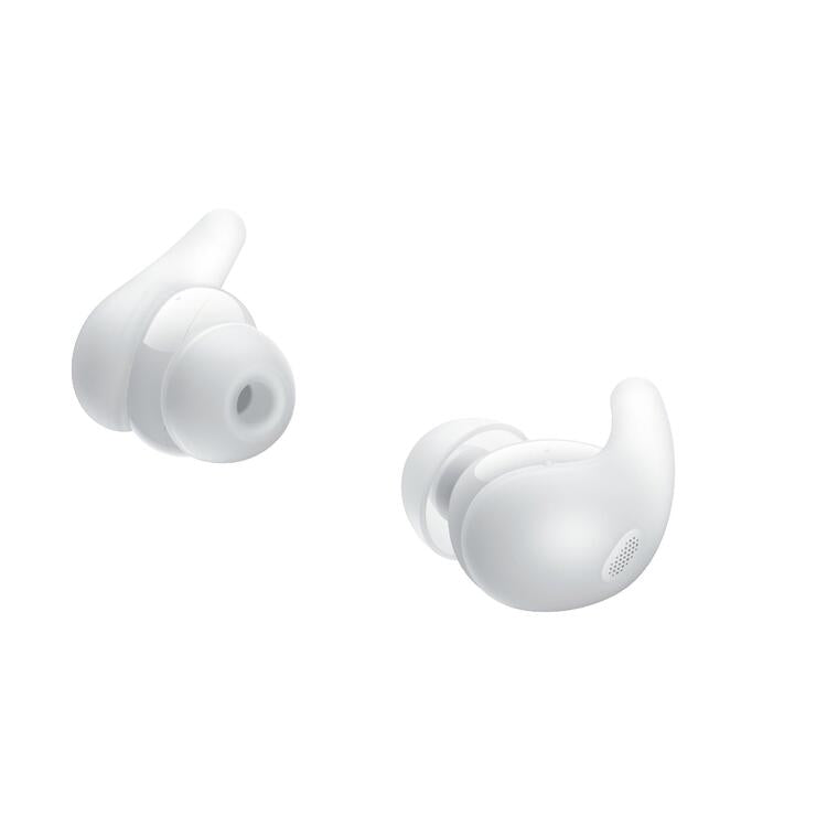 Sony LinkBuds Fit | In-Ear Headphones - 100% Wireless - Bluetooth - Microphone - Active Noise Cancellation - White-Audio Video Centrale