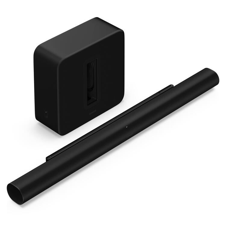 Sonos | Premium Entertainment Set with Arc Ultra + Wireless Subwoofers - 9.1.4 Channels - Black-Audio Video Centrale
