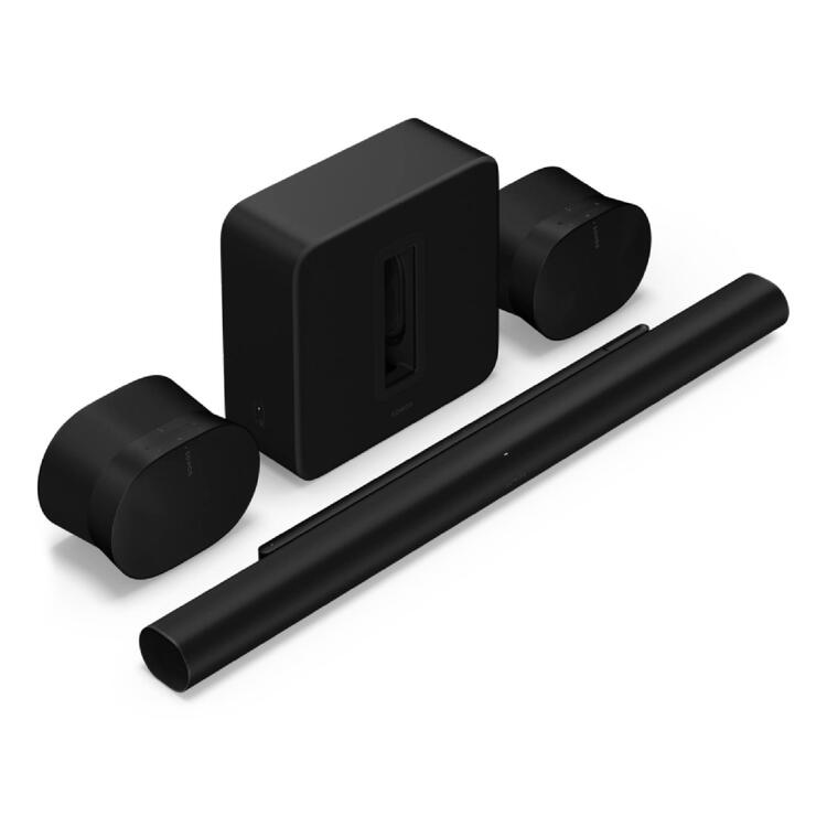 Sonos | Ultimate Immersive Package with Arc Ultra - 9.1.4 Channels + 2 Era 300 + Sub 4 - Black-Audio Video Centrale