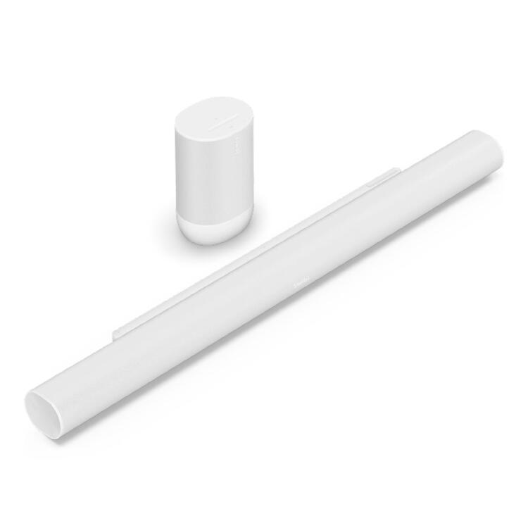 Sonos | Two Room Set with Arc Ultra - 9.1.4 Channels + Move 2 - White-Audio Video Centrale