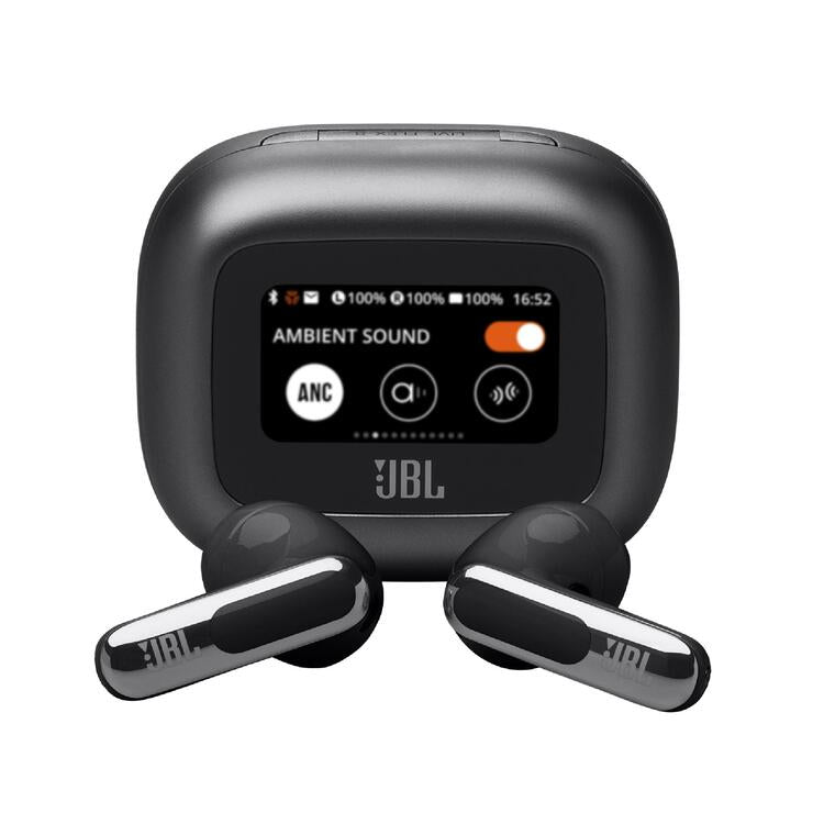 JBL Live Flex 3 | In-ear headphones - Wireless - Noise reduction - 1.45” touch screen - Black-Audio Video Centrale