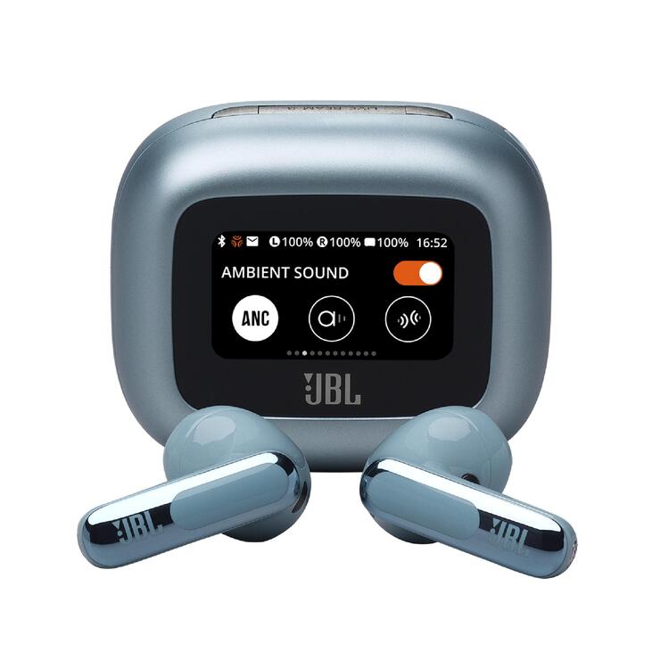 JBL Live Flex 3 | In-ear headphones - Wireless - Noise reduction - 1.45” touch screen - Blue-Audio Video Centrale
