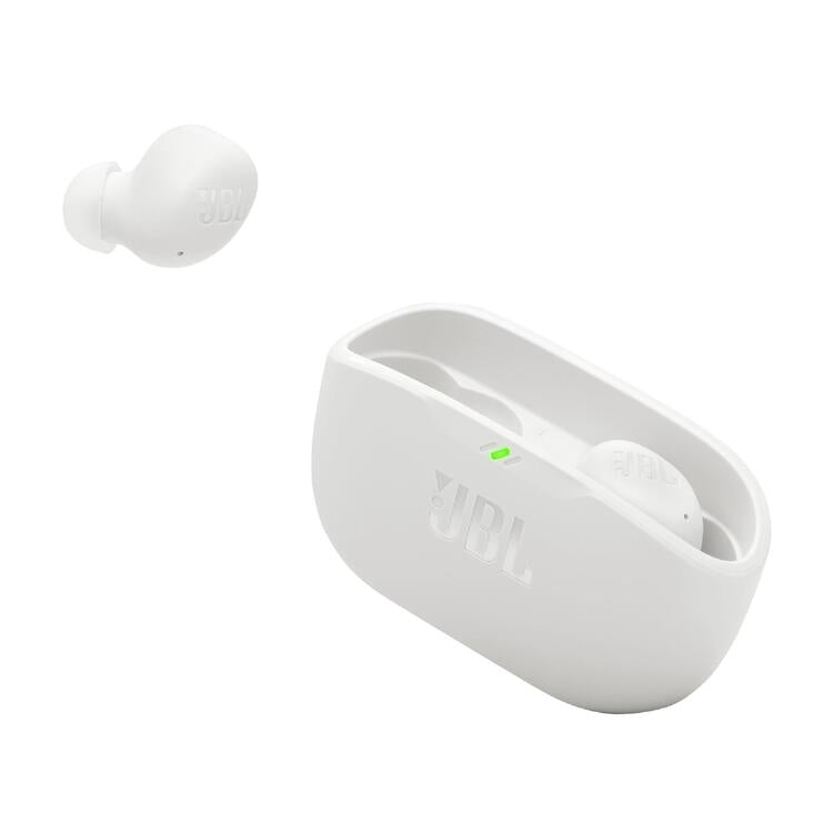 JBL Vibe Buds 2 | In-Ear Headphones - Wireless - Bluetooth - Smart Ambient Technology - White-Audio Video Centrale