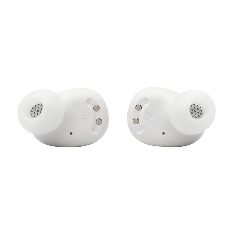 JBL Vibe Buds 2 | In-Ear Headphones - Wireless - Bluetooth - Smart Ambient Technology - White-Audio Video Centrale