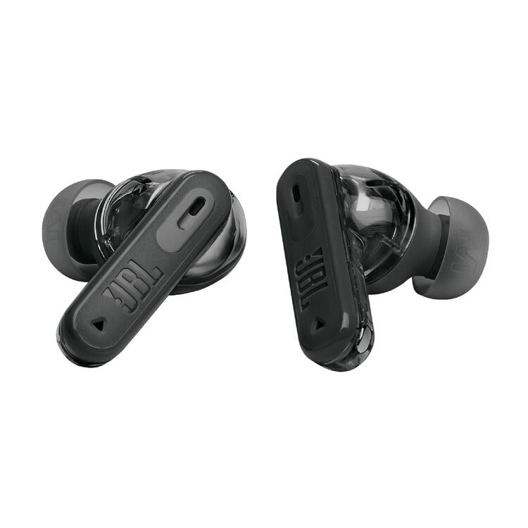 JBL Tune Beam 2 | In-Ear Headphones - 100% Wireless - Bluetooth - Smart Ambient - 6 Microphones - Ghost Black-Audio Video Centrale