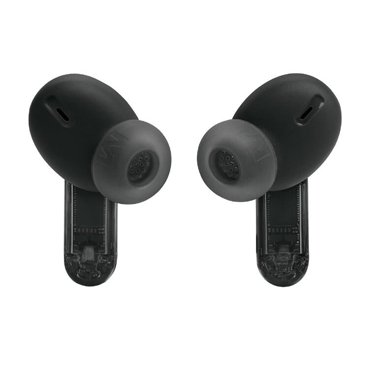 JBL Tune Beam 2 | In-Ear Headphones - 100% Wireless - Bluetooth - Smart Ambient - 6 Microphones - Ghost Black-Audio Video Centrale