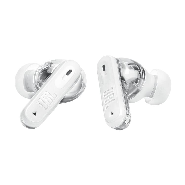 JBL Tune Beam 2 | In-Ear Headphones - 100% Wireless - Bluetooth - Smart Ambient - 6 Microphones - Ghost White-Audio Video Centrale
