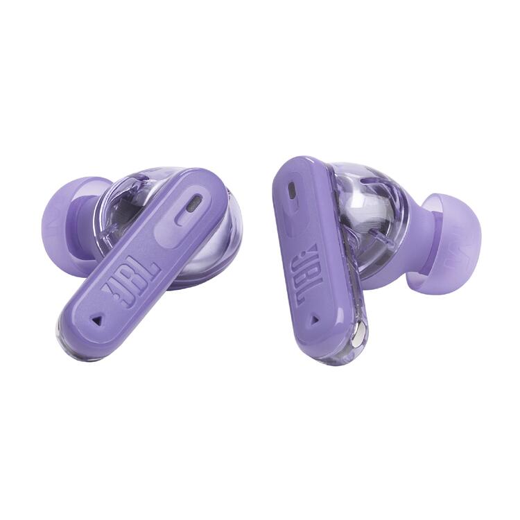 JBL Tune Beam 2 | In-Ear Headphones - 100% Wireless - Bluetooth - Smart Ambient - 6 Microphones - Ghost Purple-Audio Video Centrale