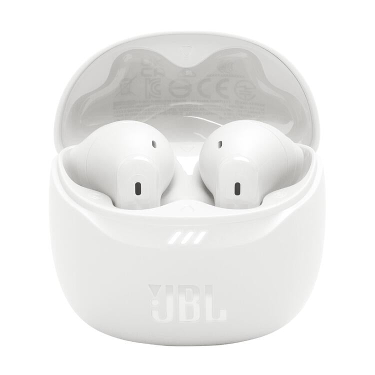 JBL Tune Flex 2 | In-Ear Headphones - 100% Wireless - Bluetooth - Noise Reduction - 6 Microphones - IP54 - White-Audio Video Centrale