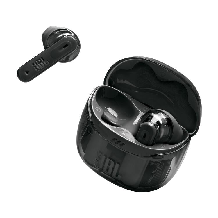 JBL Tune Flex 2 | In-Ear Headphones - 100% Wireless - Bluetooth - Noise Reduction - 6 Microphones - IP54 - Ghost Black-Audio Video Centrale