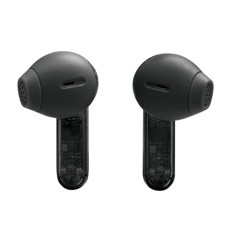 JBL Tune Flex 2 | In-Ear Headphones - 100% Wireless - Bluetooth - Noise Reduction - 6 Microphones - IP54 - Ghost Black-Audio Video Centrale
