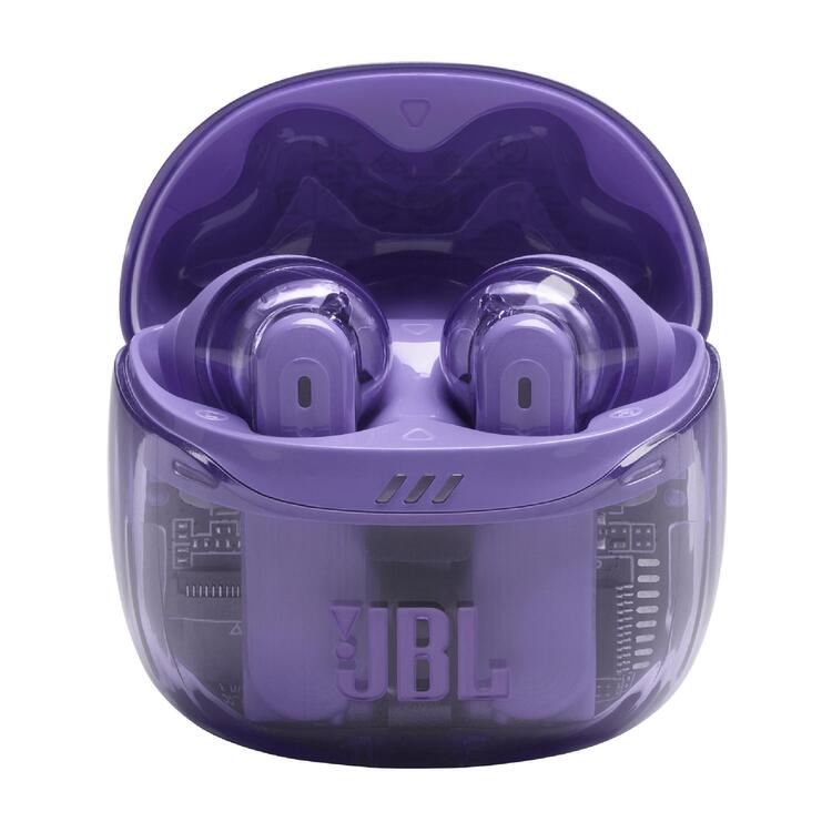 JBL Tune Flex 2 | In-Ear Headphones - 100% Wireless - Bluetooth - Noise Reduction - 6 Microphones - IP54 - Ghost Purple-Audio Video Centrale