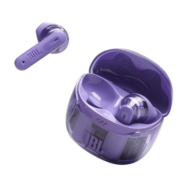 JBL Tune Flex 2 | In-Ear Headphones - 100% Wireless - Bluetooth - Noise Reduction - 6 Microphones - IP54 - Ghost Purple-Audio Video Centrale