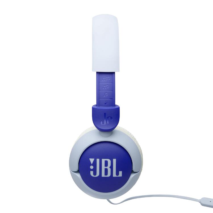 JBL JR320 | Wired circum-aural headphones for kids - JBL Safe Sound - Microphone - Blue-Audio Video Centrale