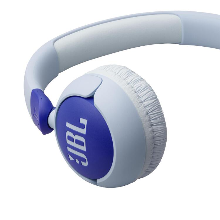 JBL JR320 | Wired circum-aural headphones for kids - JBL Safe Sound - Microphone - Blue-Audio Video Centrale