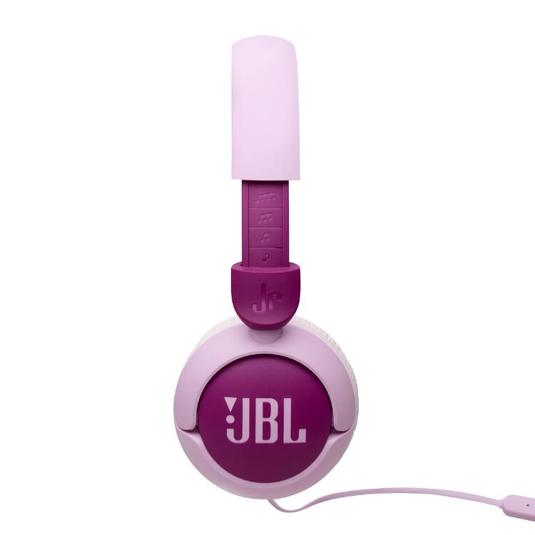 JBL JR320 | Wired circum-aural headphones for kids - JBL Safe Sound - Microphone - Purple-Audio Video Centrale