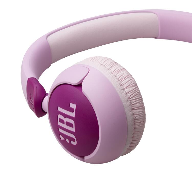 JBL JR320 | Wired circum-aural headphones for kids - JBL Safe Sound - Microphone - Purple-Audio Video Centrale