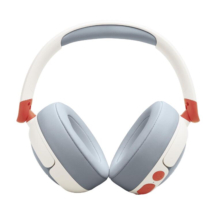 JBL JR 470NC | On-Ear Headphones for Children - Wireless - Bluetooth - White-Audio Video Centrale