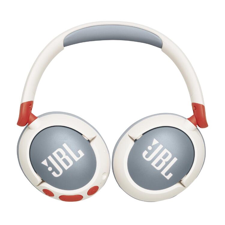 JBL JR 470NC | On-Ear Headphones for Children - Wireless - Bluetooth - White-Audio Video Centrale