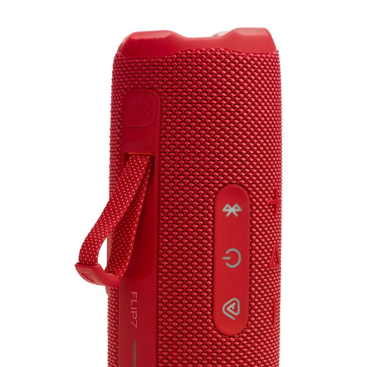 JBL Flip 7 | Portable Speaker - Bluetooth - Waterproof - Up to 14 hours battery life - Red-Audio Video Centrale
