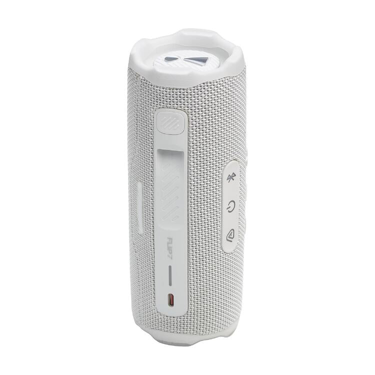 JBL Flip 7 | Portable Speaker - Bluetooth - Waterproof - Up to 14 hours battery life - White-Audio Video Centrale